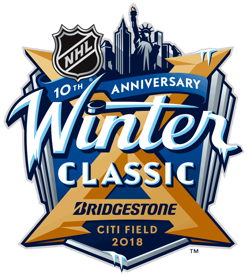 NHL Winter Classic 2018 Primary Logo DIY iron on transfer (heat transfer)